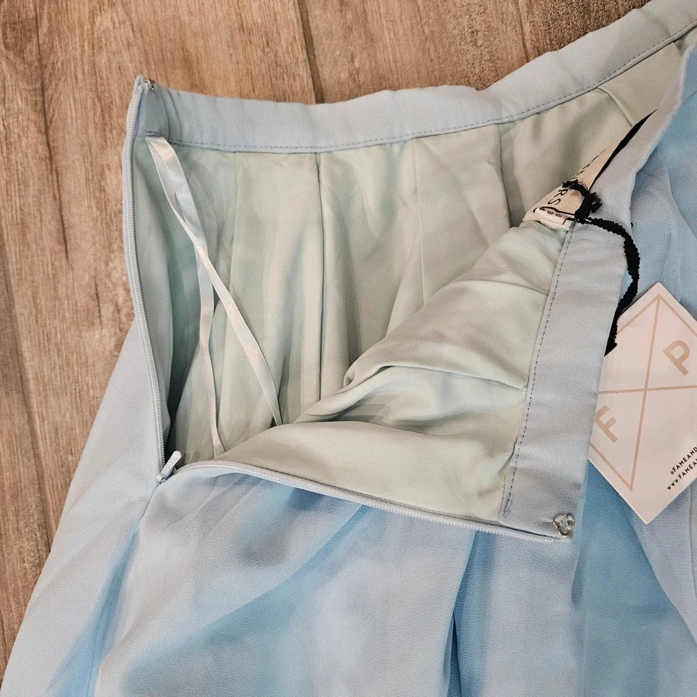 Fame and Partners The Maristel Two Piece Strapless Maxi Gown Set Size 4 NEW Blue - Picture 11 of 15